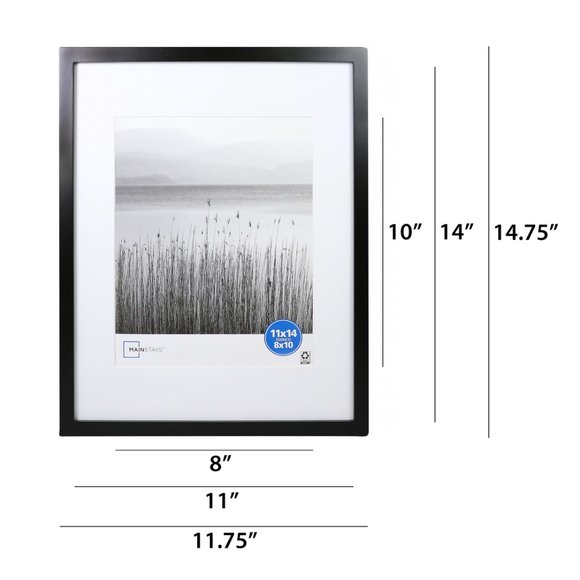 Mainstays Wall Decor Mainstays 1x14 Matted To 8x1 Linear Gallery